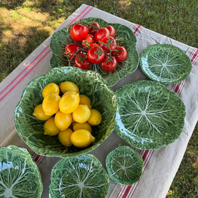 Melamine Cabbage Dinner Plate