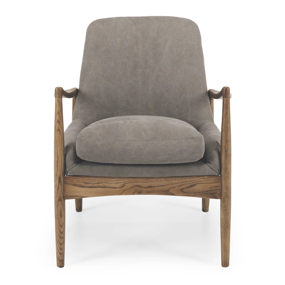 Steiner Armchair FULL Canvas Charcoal