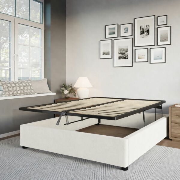 Base Storage Mazon Queen Dual Gas Lift Base - Storage Bed Base | SuperPrice Furniture