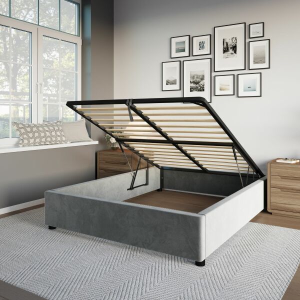 Base Storage Mazon Queen Dual Gas Lift Base - Storage Bed Base | SuperPrice Furniture