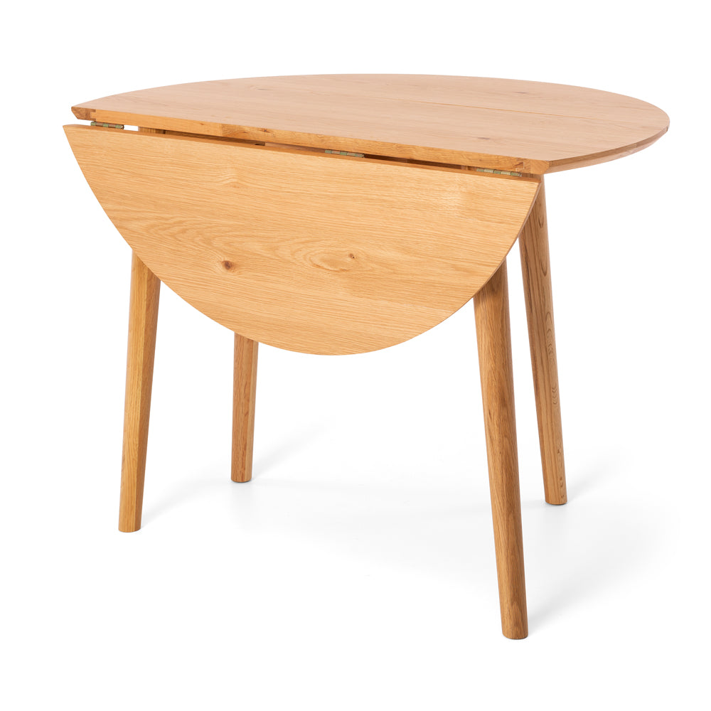 Nordik Dropleaf Dining Table 100 round