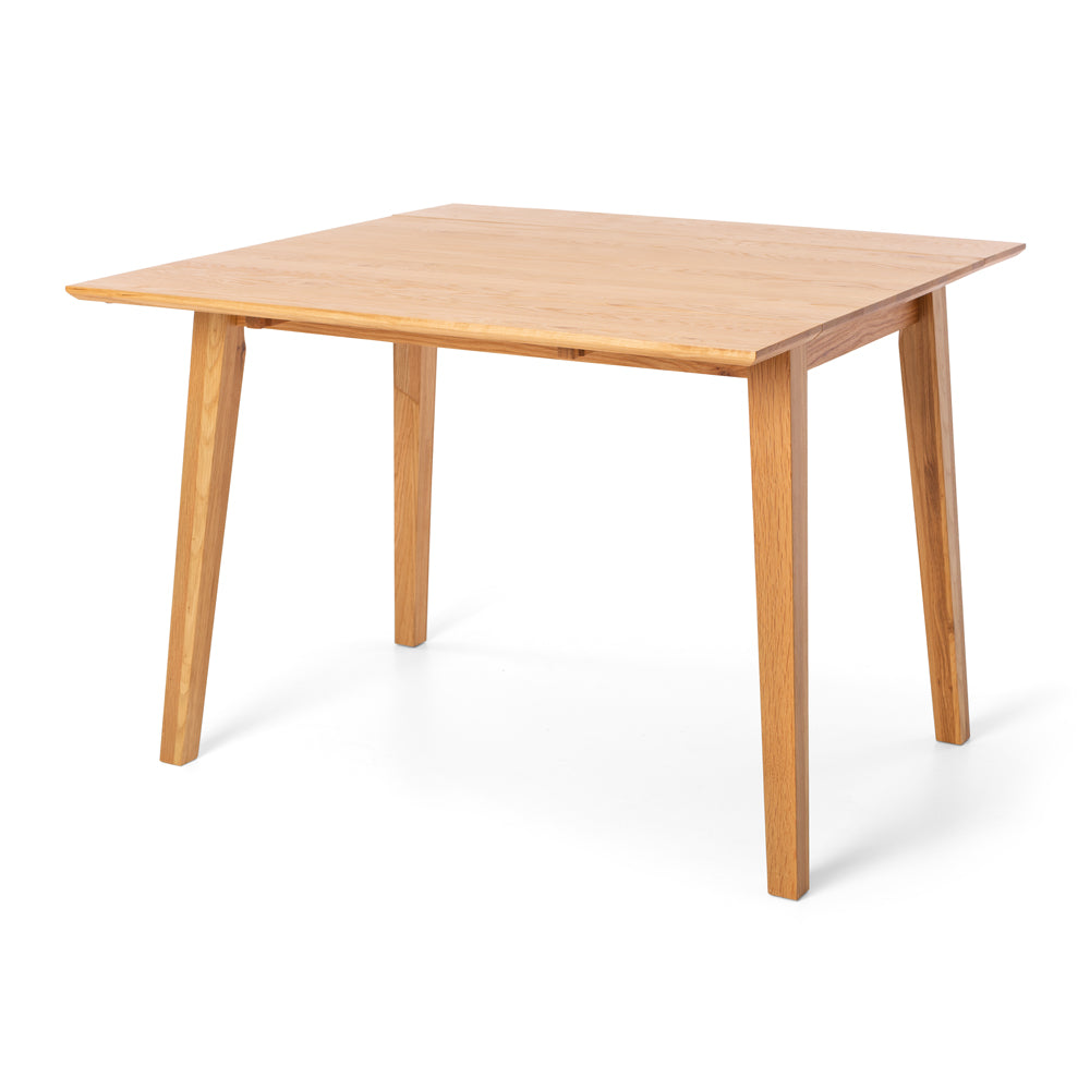 Nordik dropleaf square table & 4 Zurich chairs (oak)