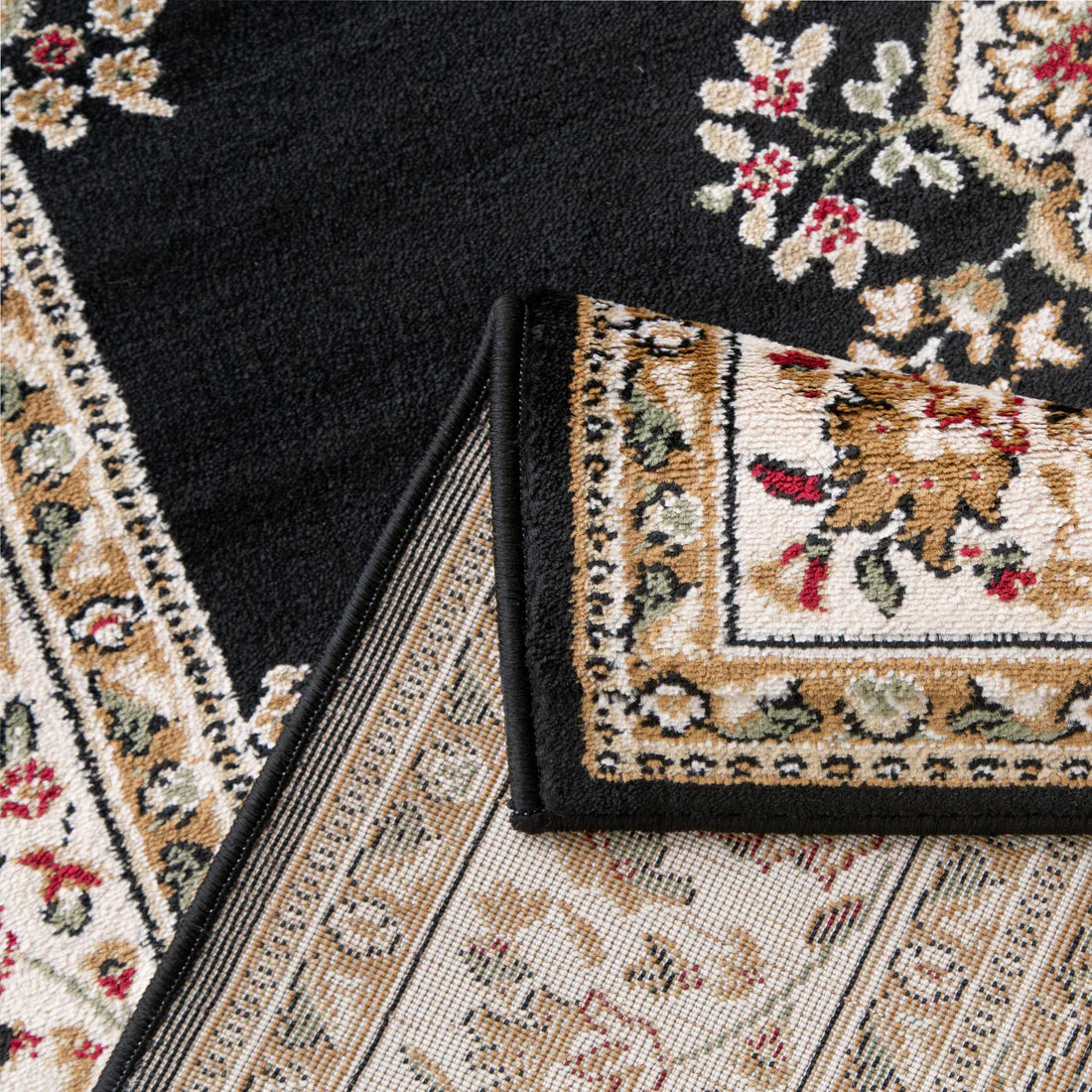 Iranshar 18002 Black Rug (200x290)
