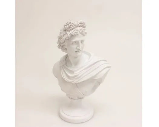 Apollo Bust -White 36CM (980424) RML
