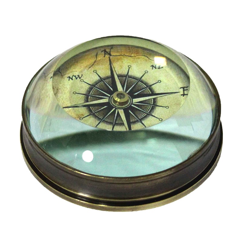 Brass Lens Compass