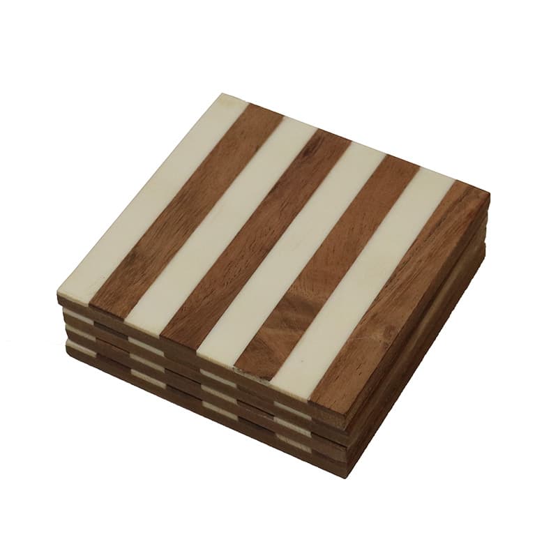 Coaster Resin s 4 Stripes