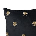 Bee Embroidered Cushion 45x45cm