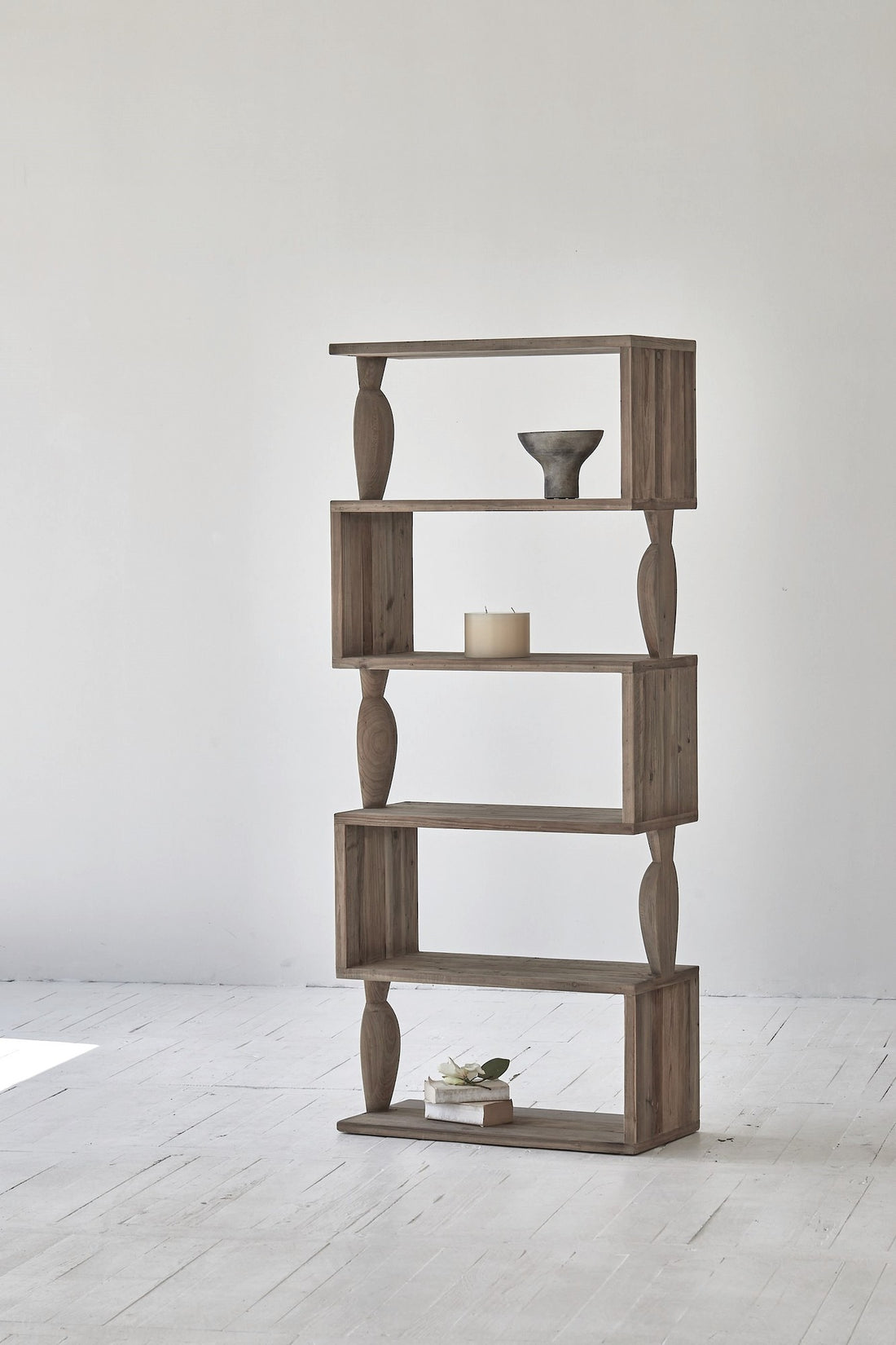 Santos Shelving Unit Recycled Timber