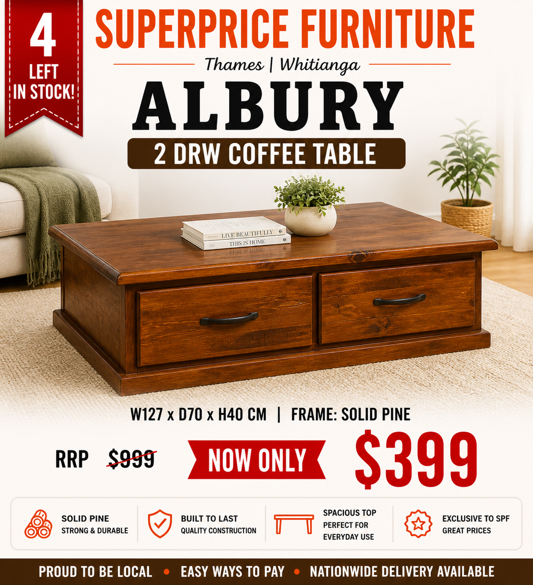 Albury Coffee Table