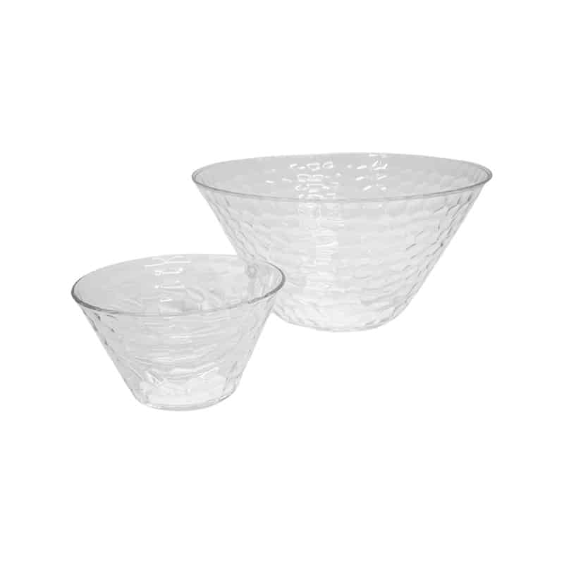 Acrylic Hammered Bowl 26cm