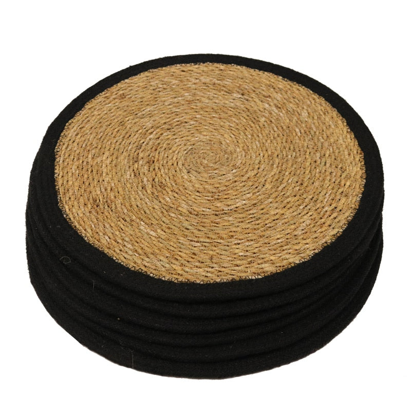 Round Seagrass Jute Place Mat