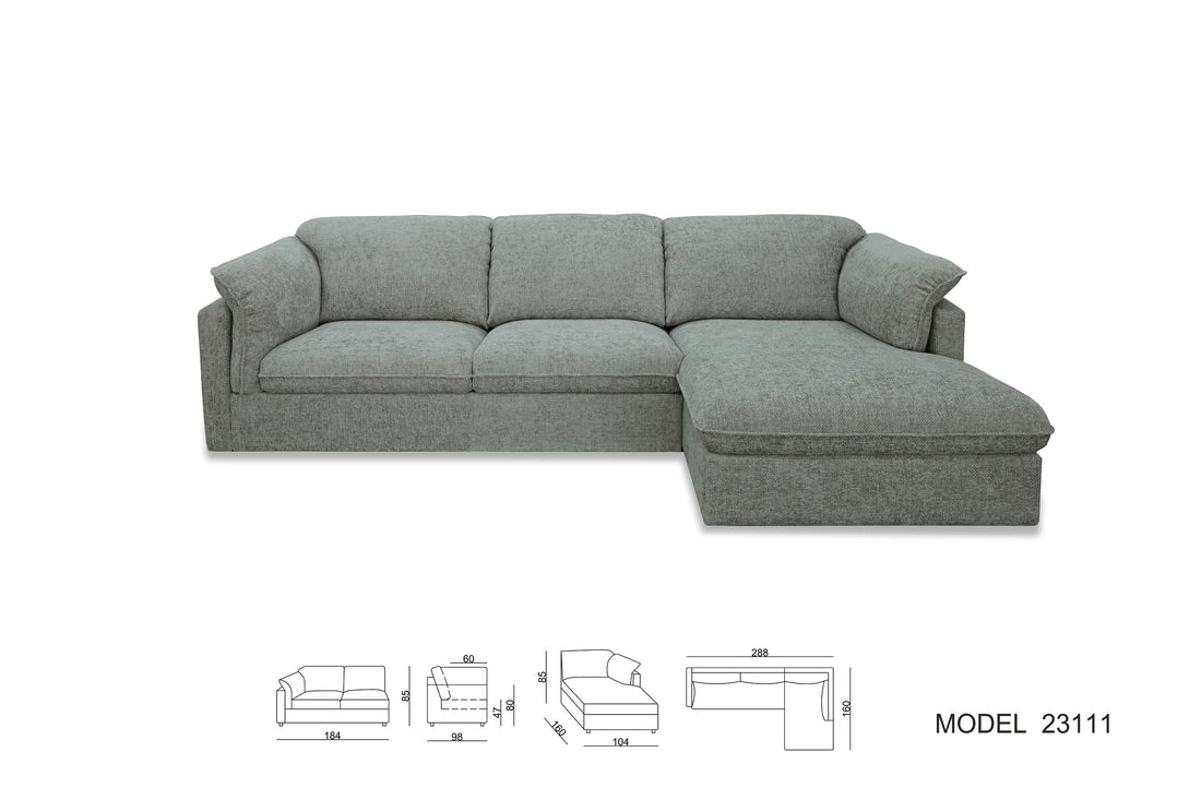 Cali 3 Seater Chaise Lounge Suite by John Young