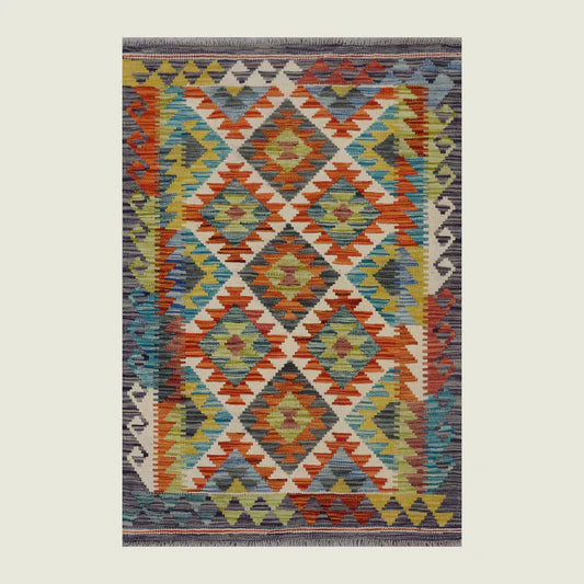 Afghan Chobi Kilim Rug (120 x 80)cm