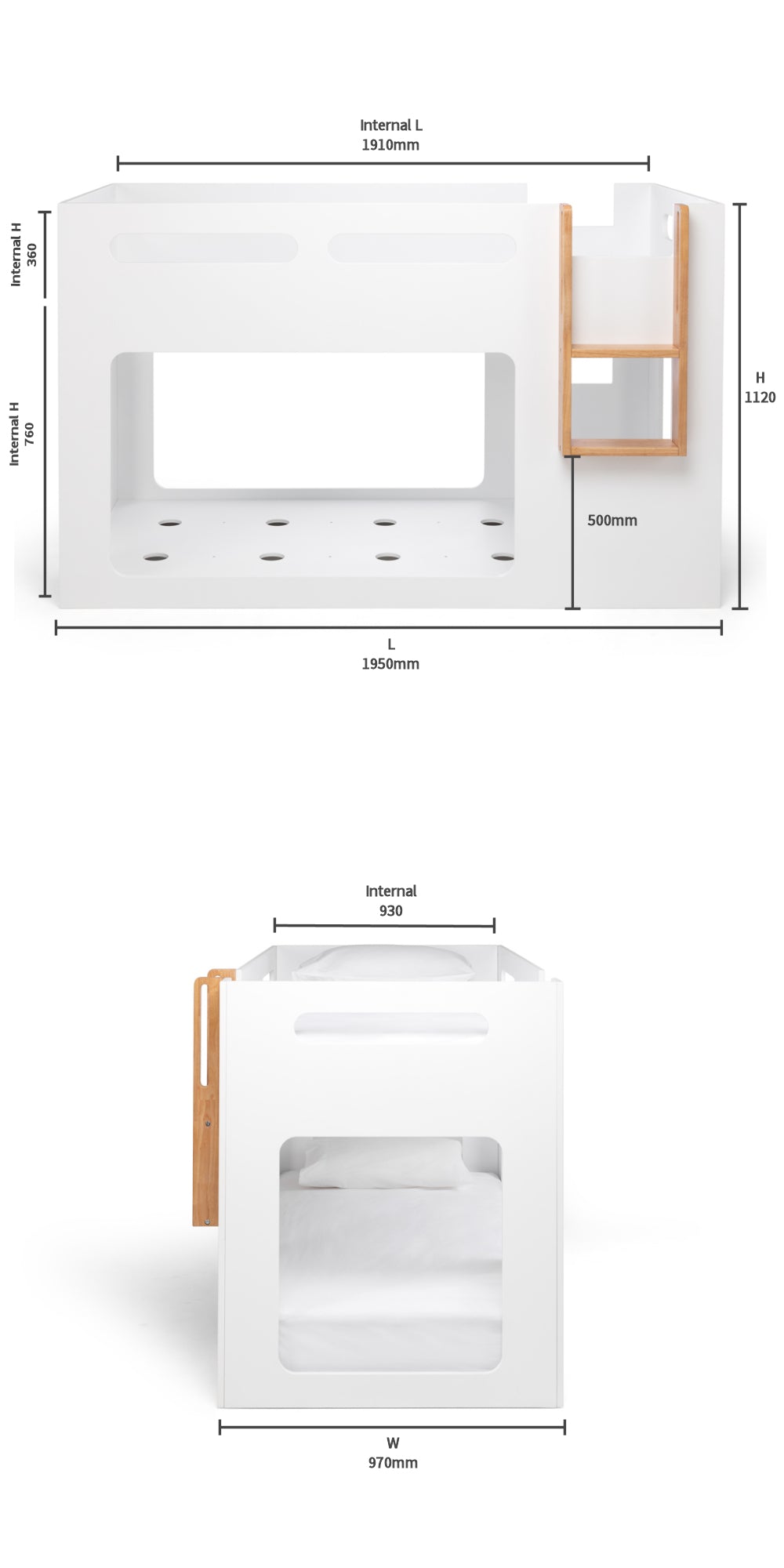 Twins Midsleeper Bunk