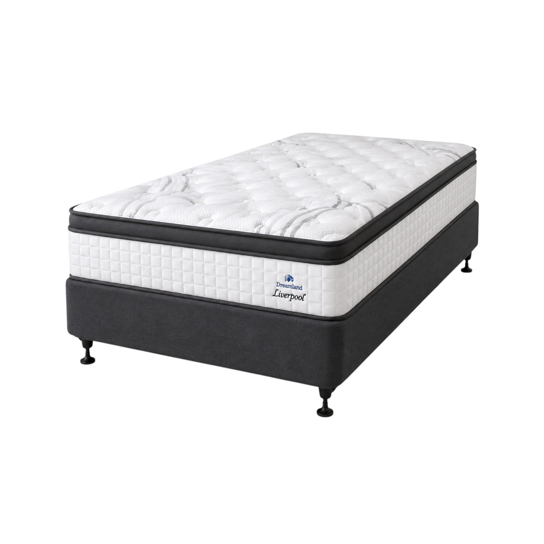 Liverpool Pocket Spring Mattress and Base - Single