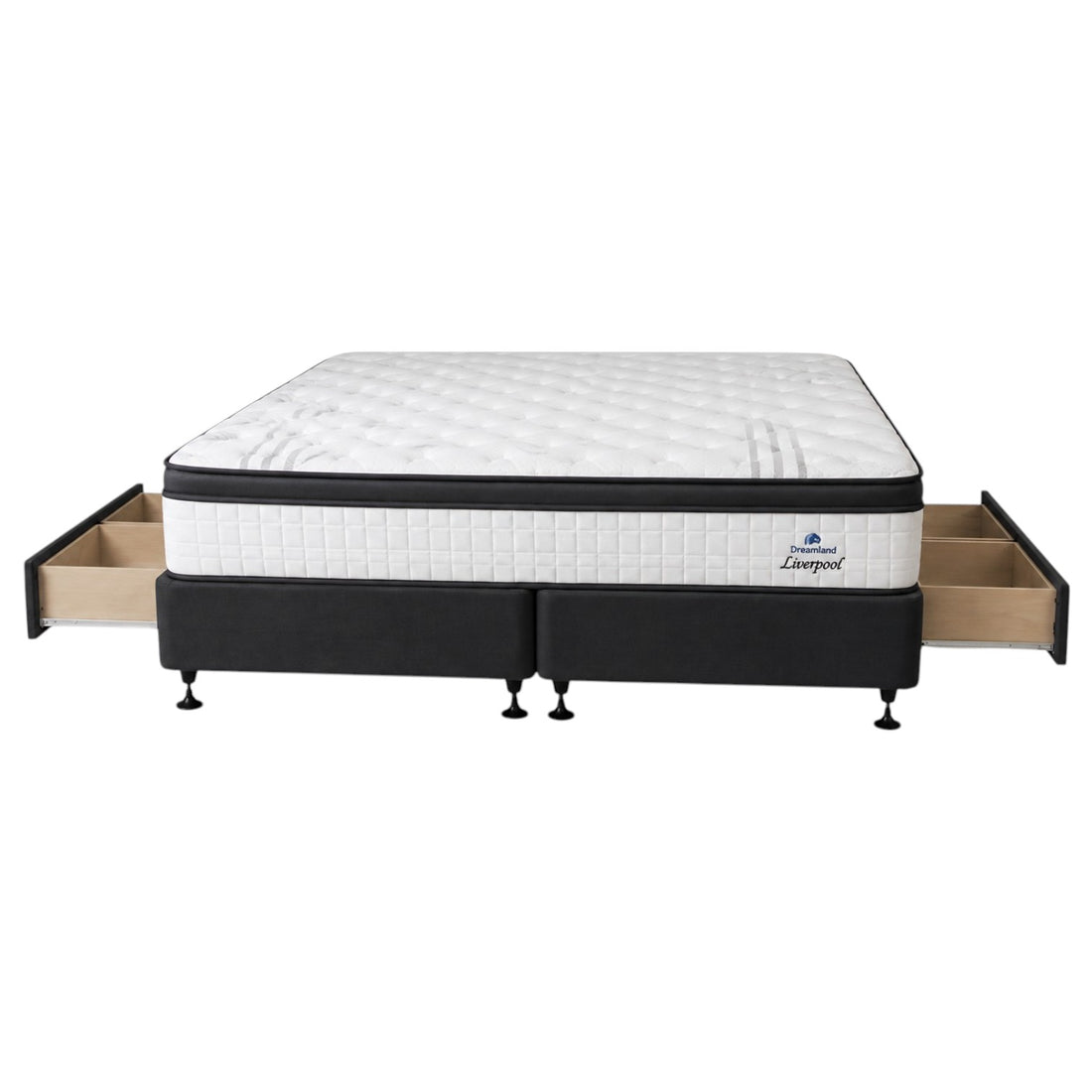 Liverpool Pocket Spring Mattress and Standard Drawer Base - King