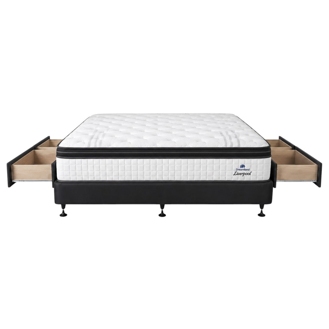 Liverpool Pocket Spring Mattress and Standard Drawer Base - Double
