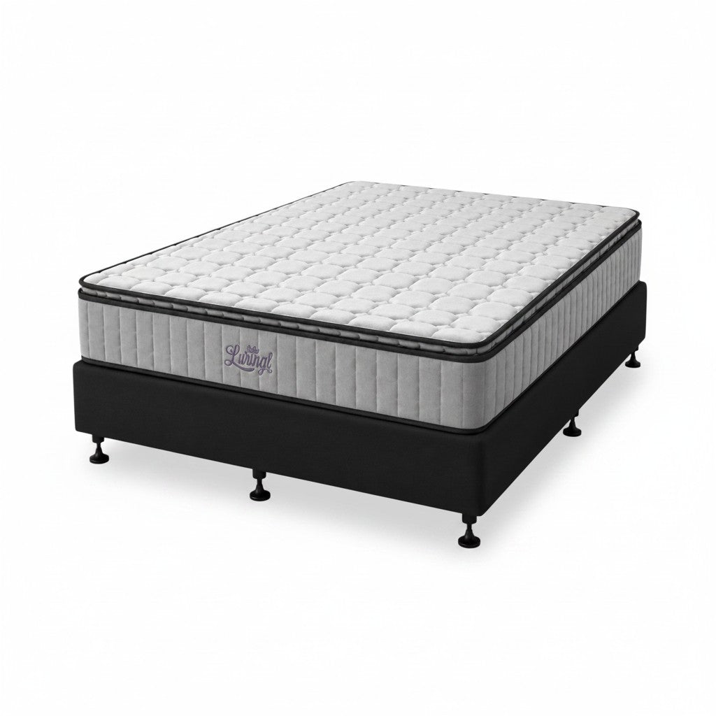 Lunar Pocket Spring Mattress and Base - Queen