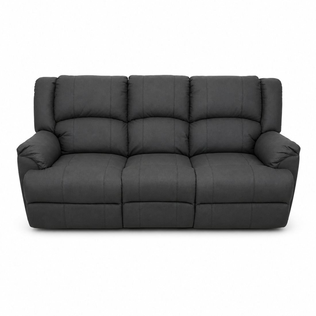 Fletcher 3 Seater Recliner Sofa (Rhino Suede)