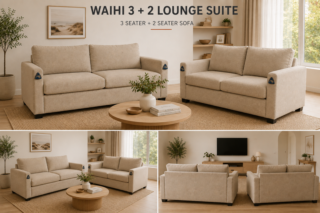 Waihi 3+2 Seater Lounge Suite (NZ MADE)