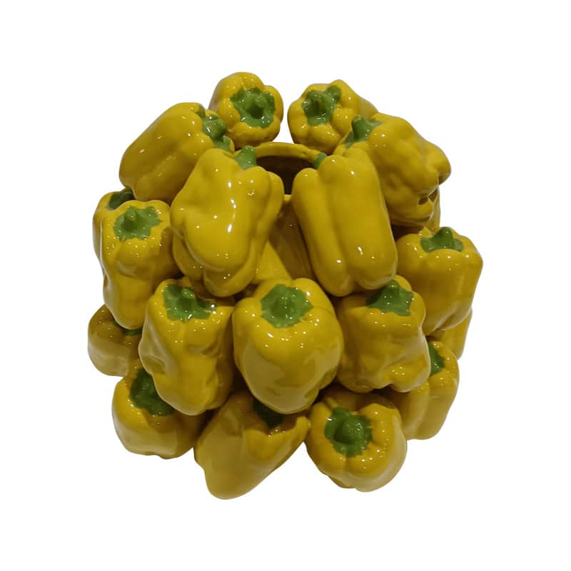 Ceramic Bell Pepper Vessel