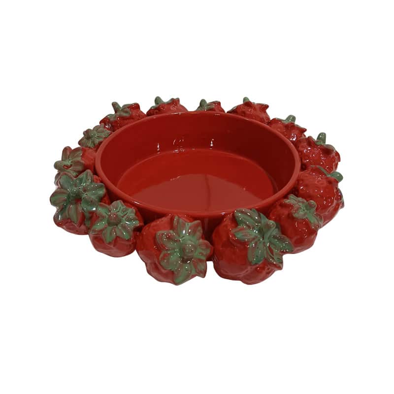 Ceramic Strawberry Bowl
