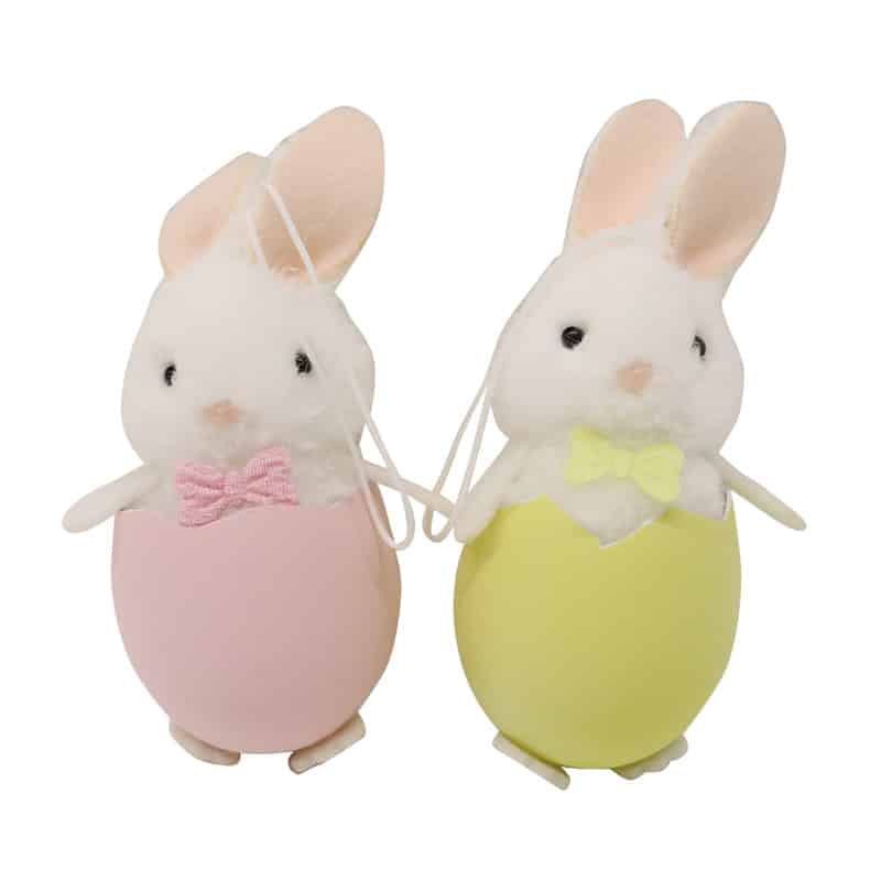 Moritz Easter Bunnies in Eggshell Hanger Style 8
