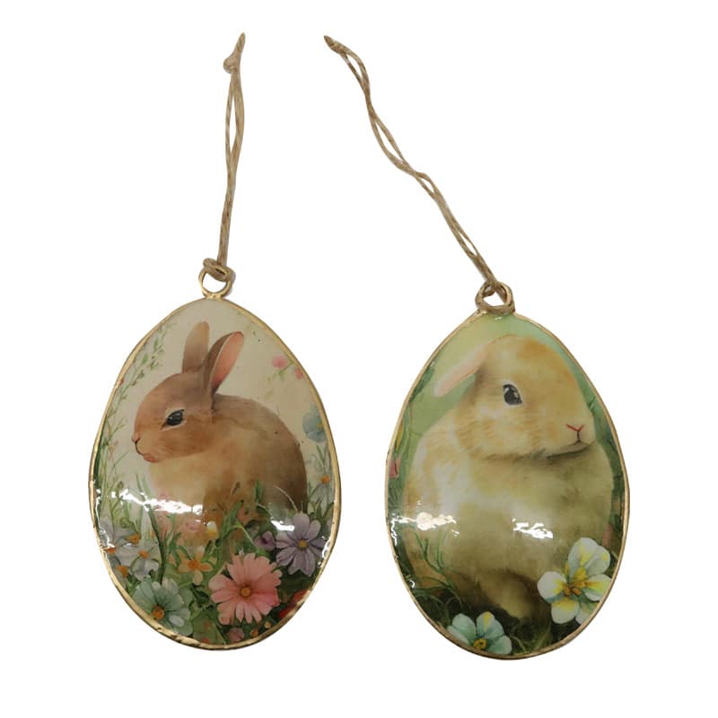 Vintage Egg Assorted Bunnies 2 asstd