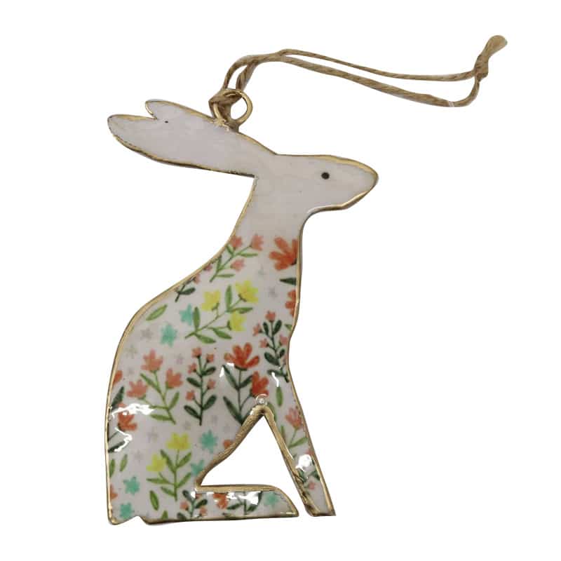 Vintage Floral Bunny