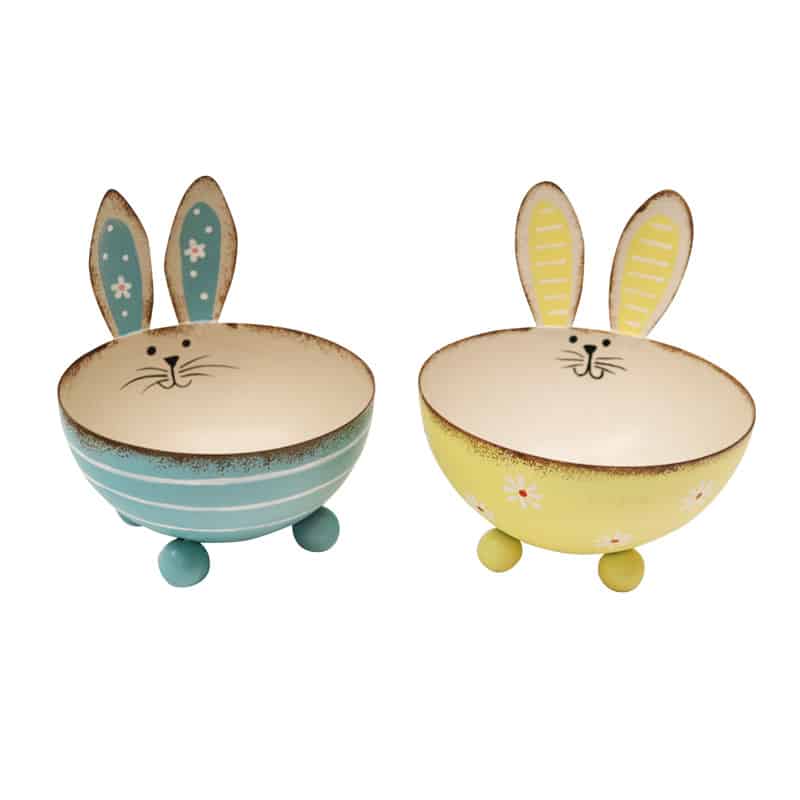 Whimsical Bunny Ear Bowls 2 asstd