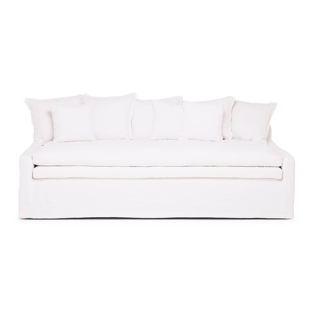 Cloud Daybed Slipcover 3 Seater Sofa (White)