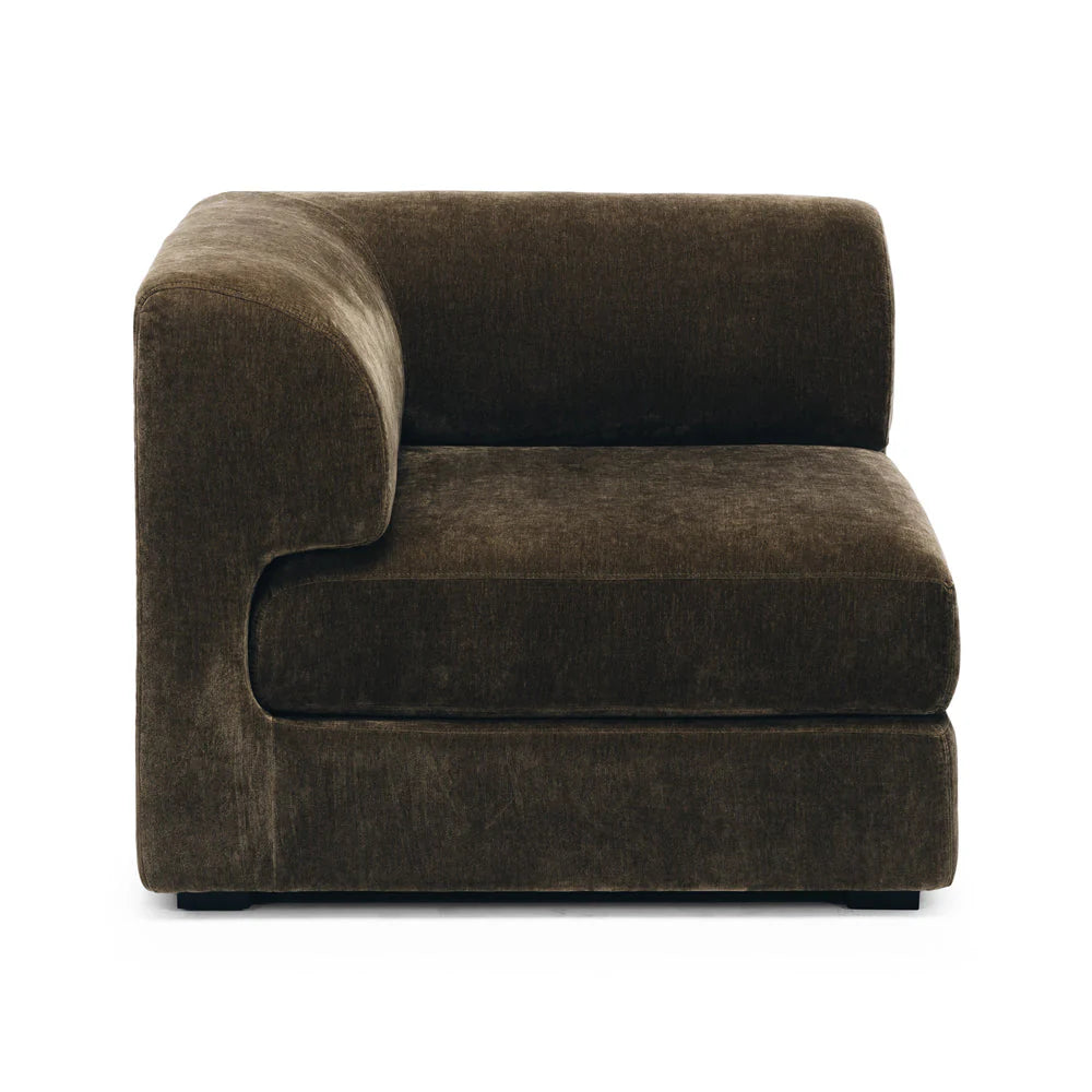 Harmony 3 Seater Modular Chaise (Olive)