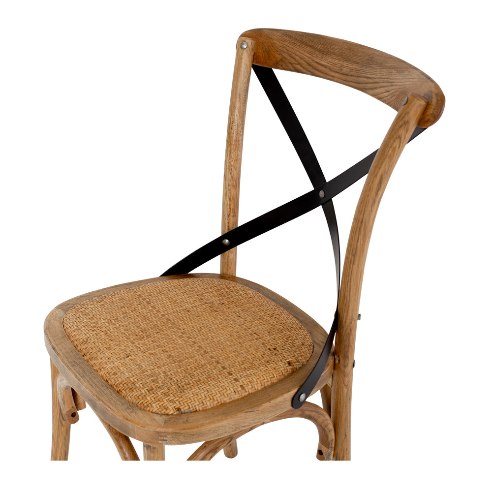 Villa X-Back Dining Chair Smoked Oak