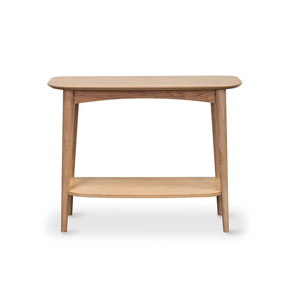 Oslo console table with shelf