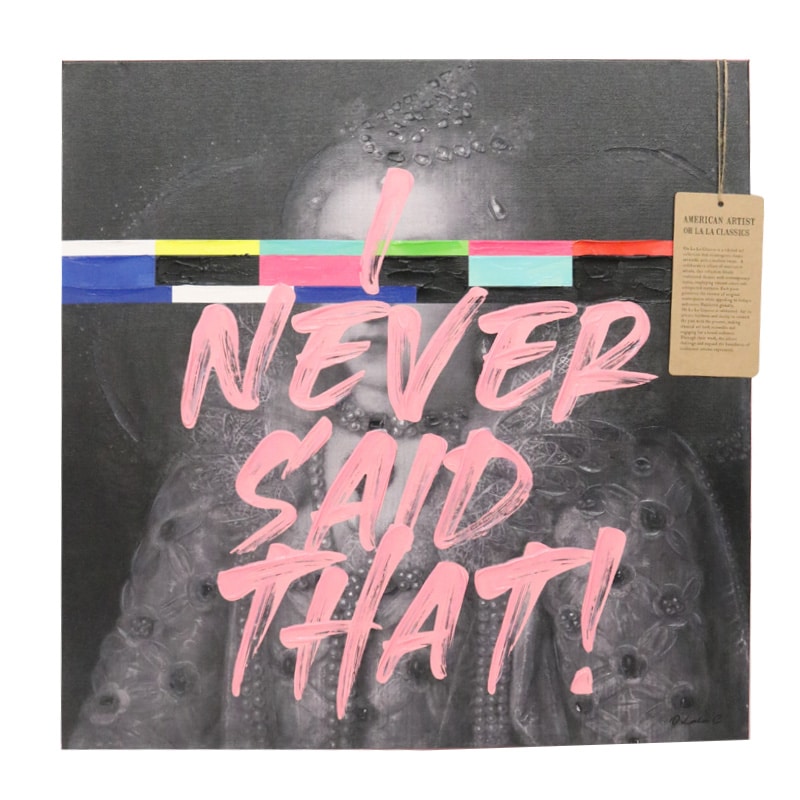 Art Canvas Never Said That 60x60cm