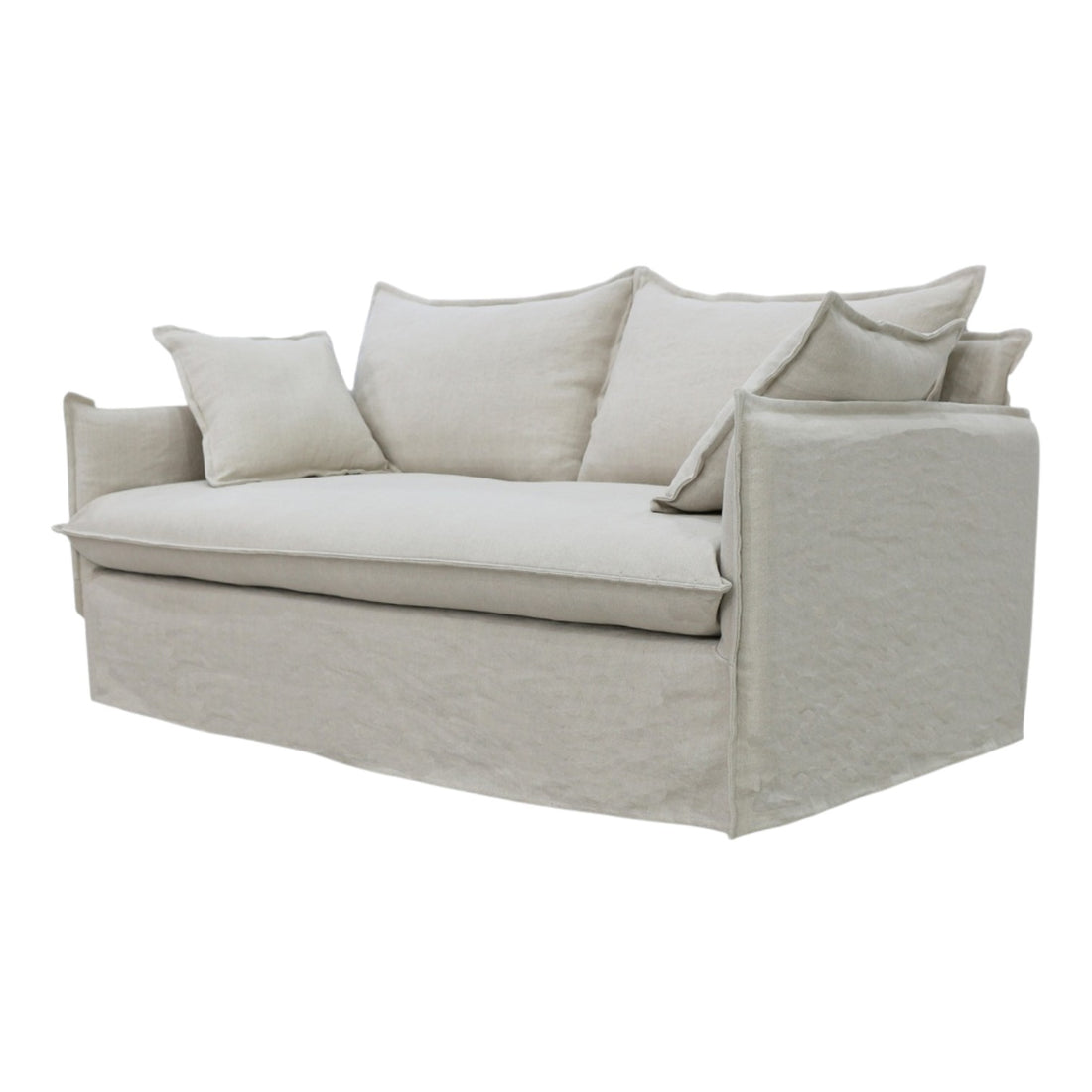 Chantilly Classic Slipcover 2 Seat Sofa – Salt & Pepper (RFA-KB9021)