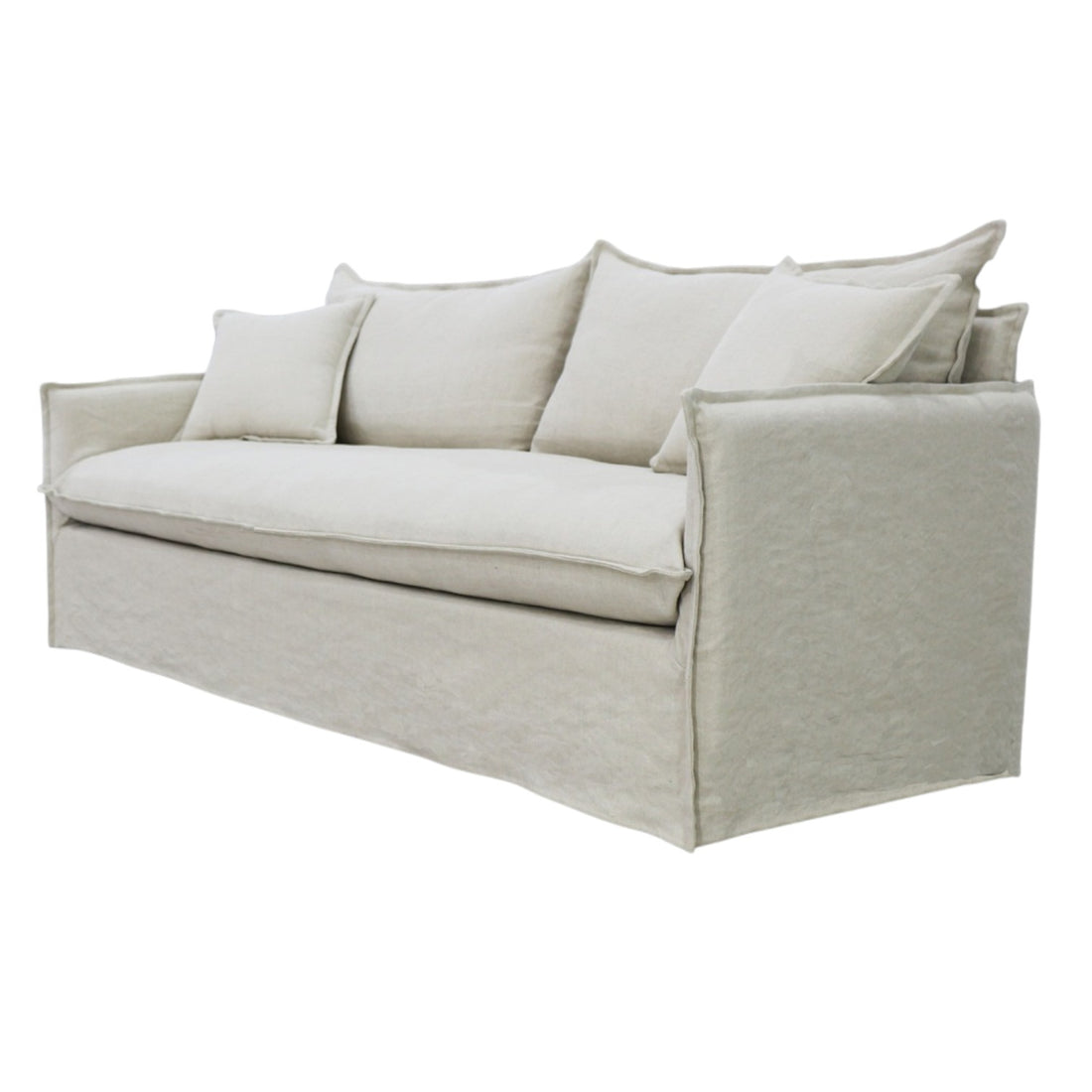 Chantilly Classic Slipcover 3 Seat Sofa – Salt & Pepper (RFA-KB9022)