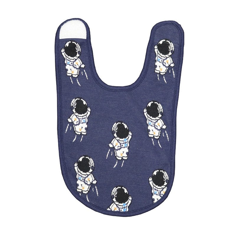 Cotton Spaceman Bib