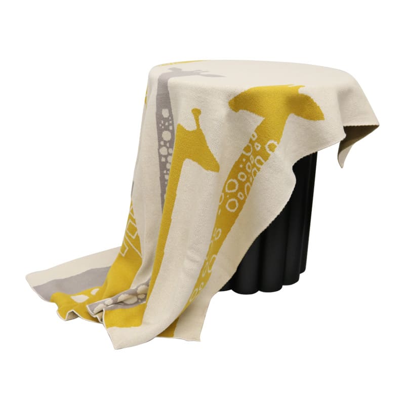 Cotton Baby Throw Giraffe 80×100