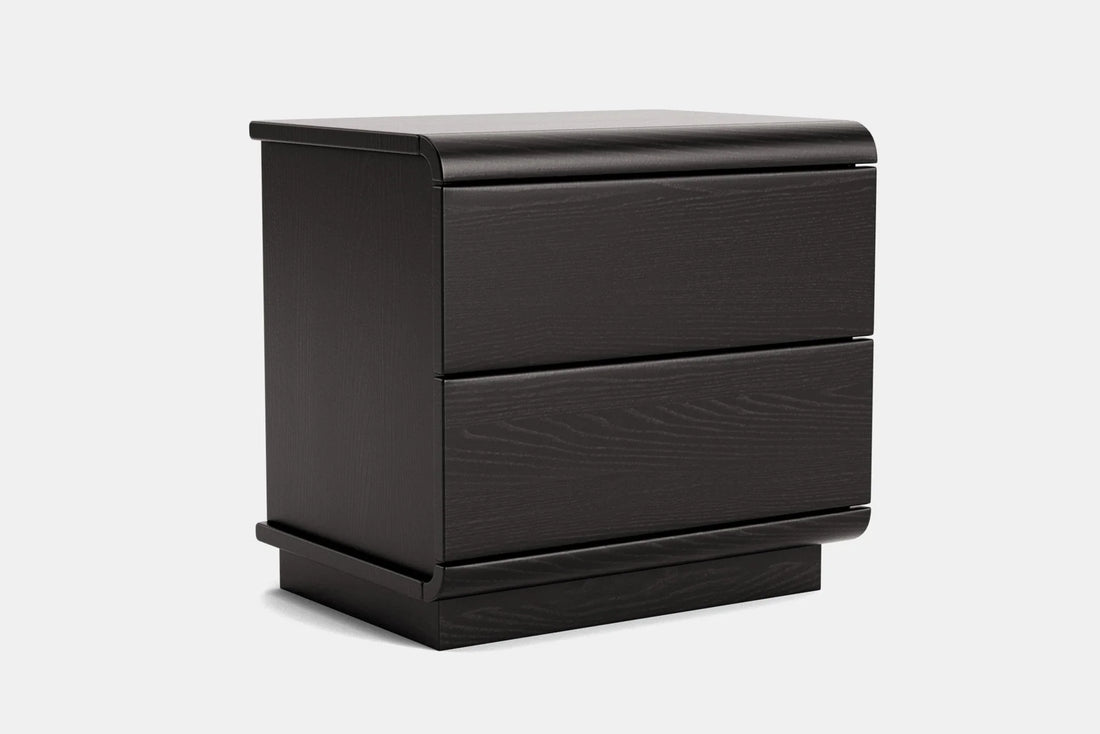 Karamea 2 Drawer Bedside - Ash (K502)