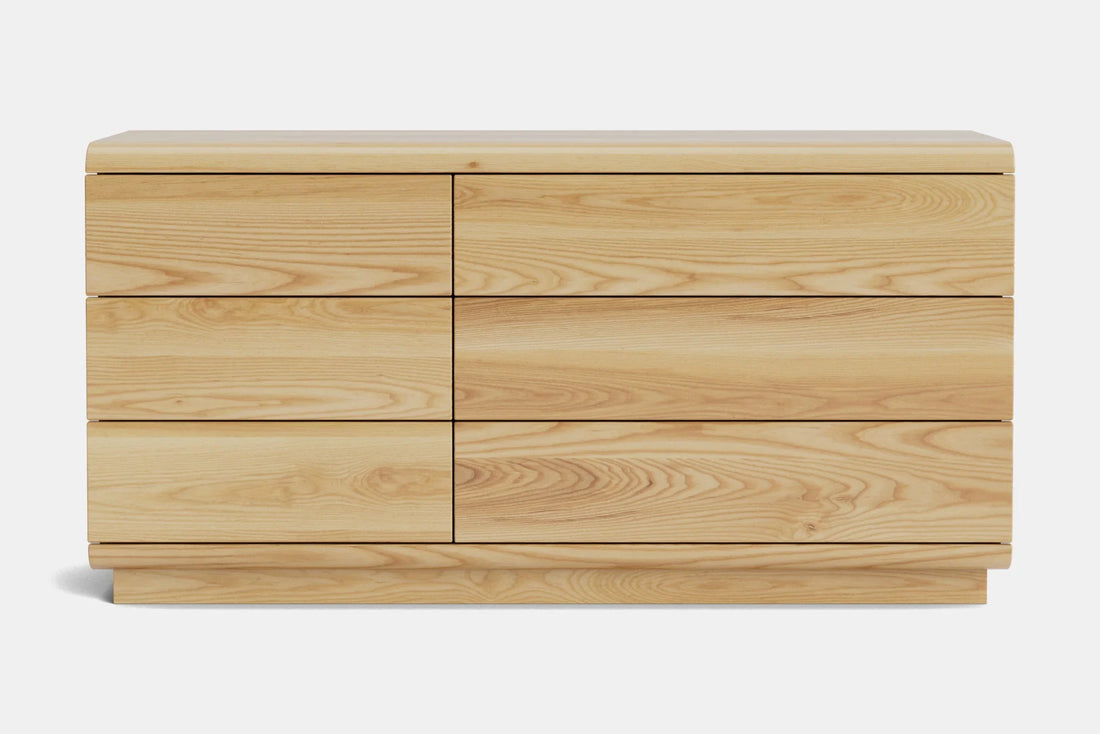 Karamea 6 Drawer Lowboy - large - Ash (K1306L)
