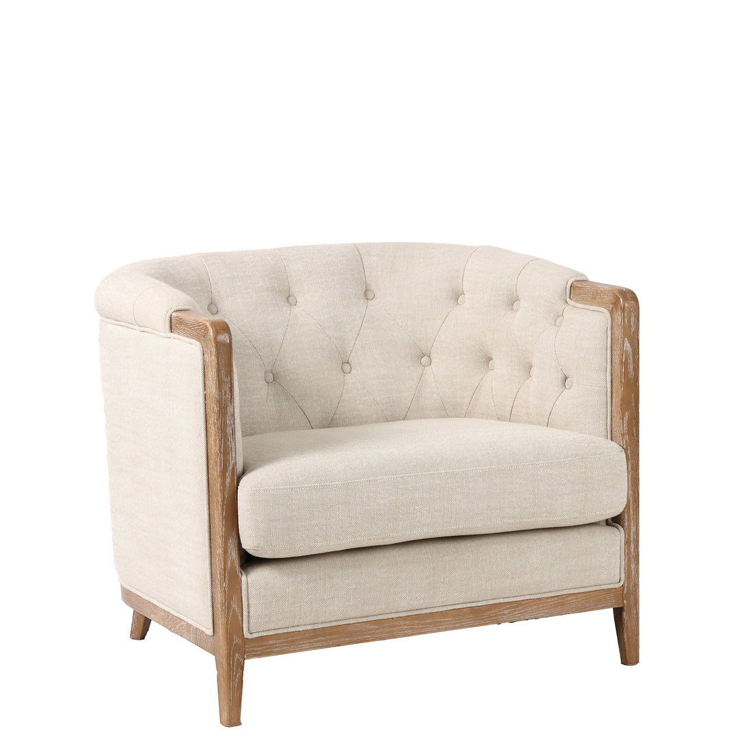 Regal 1 Seater Sofa – Cream