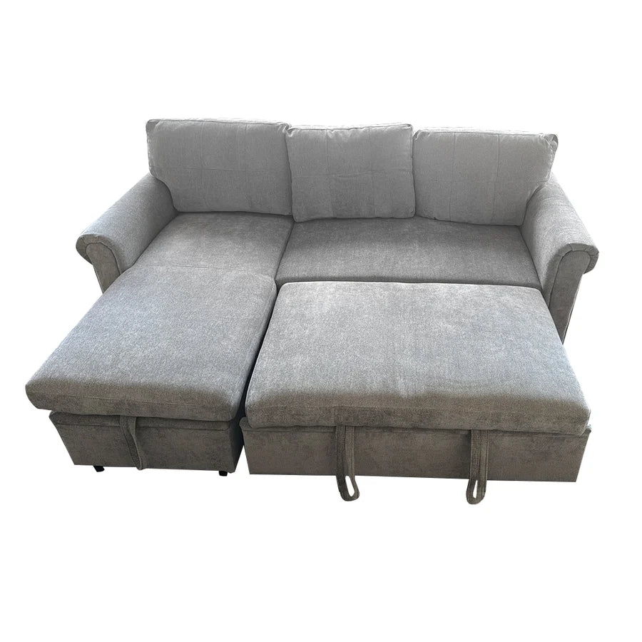 Monaco 3 Seater + Chaise Lounge Sofabed
