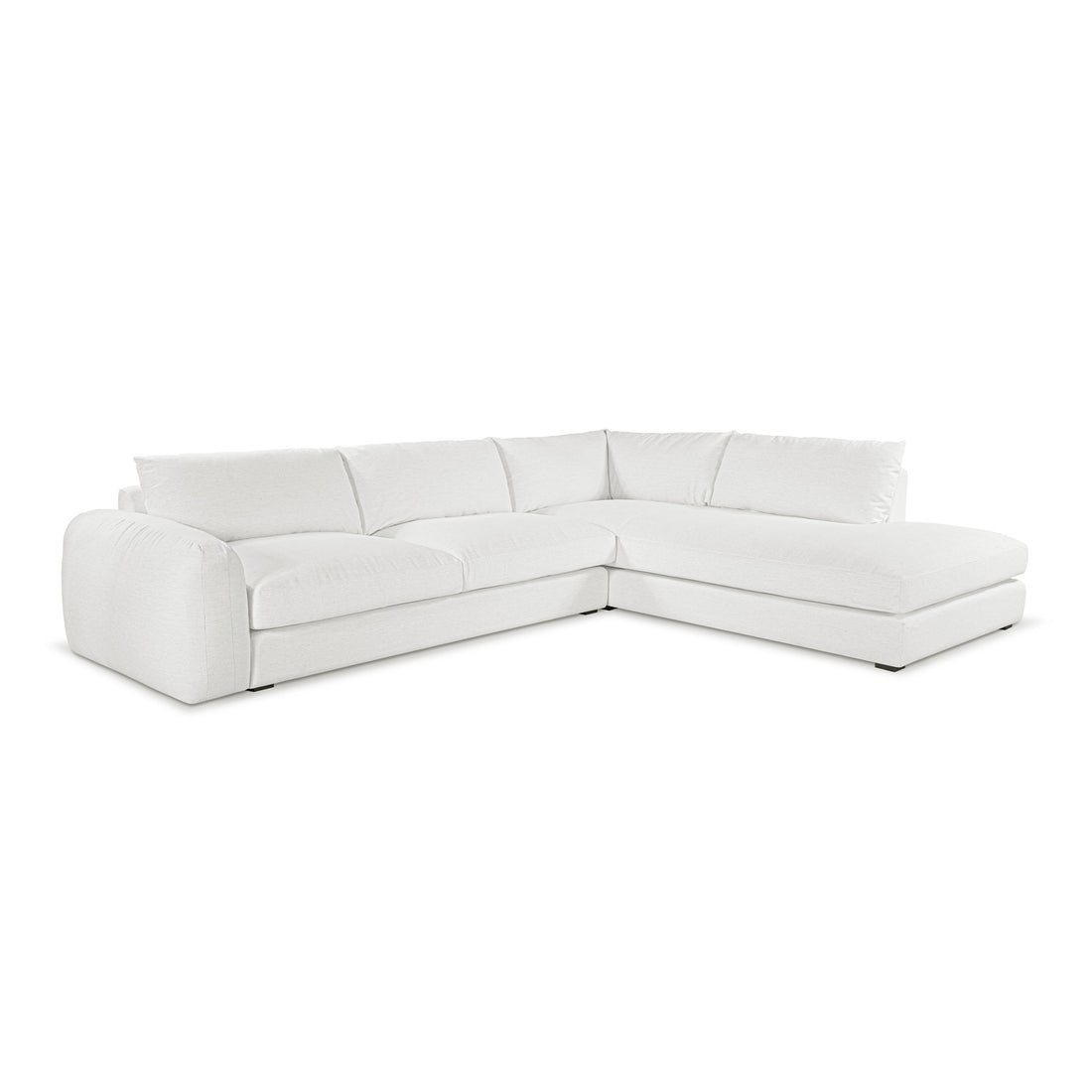 Juno Corner Open End - RHF - Speckled White