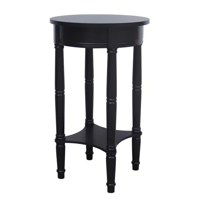 Cyrus Side Table Round (Charcoal)