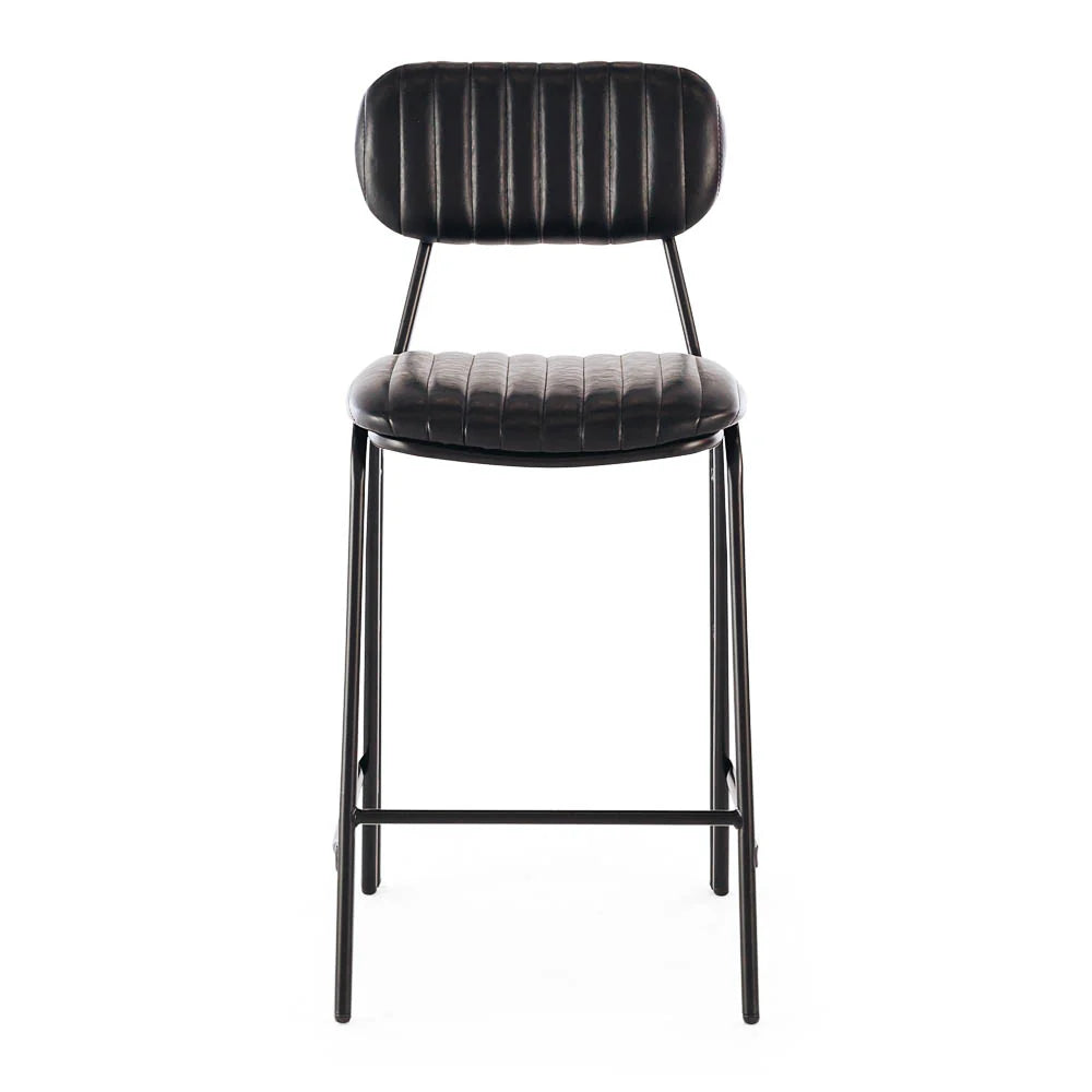 Datsun Barstool Vintage Black PU