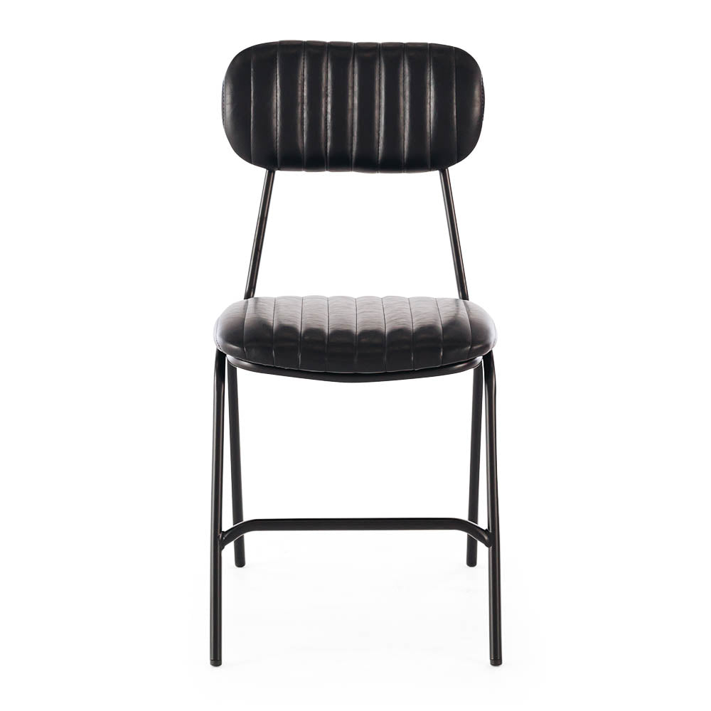 Datsun Dining Chair Vintage Black PU