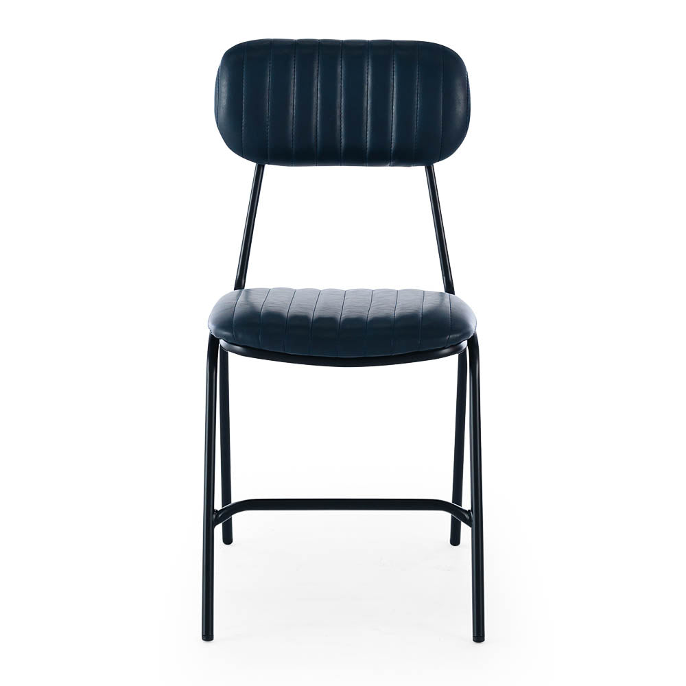Datsun Dining Chair Vintage Blue PU