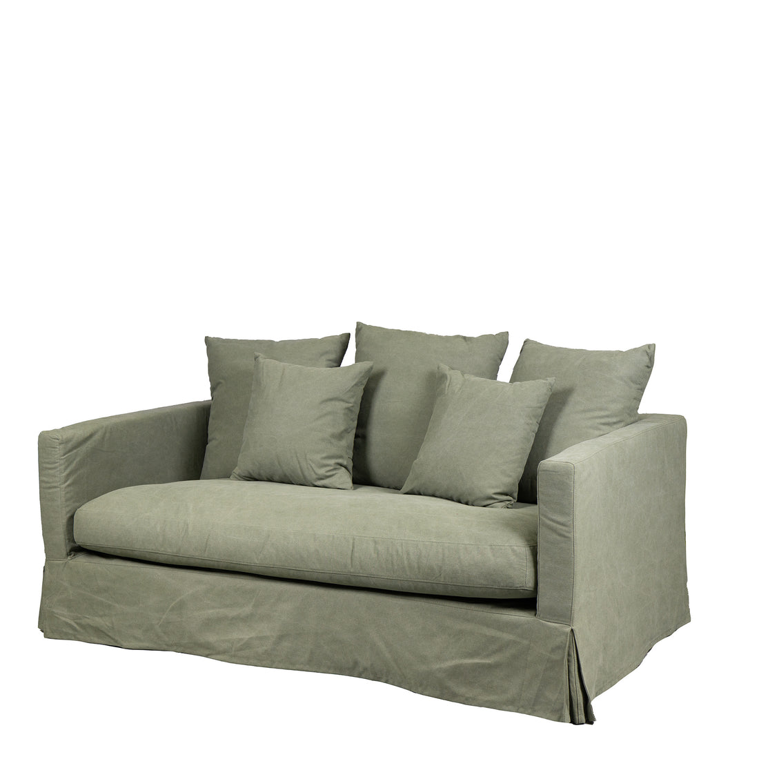 LUXE Sofa – 2 Seater Slip Cover | Forest Green