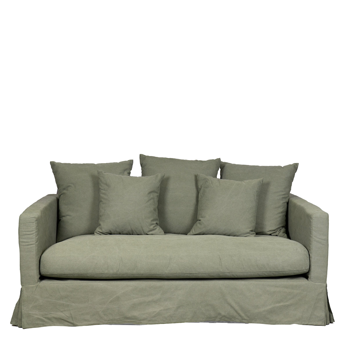 LUXE Sofa – 2 Seater Slip Cover | Forest Green | SuperPrice Furniture